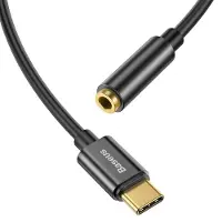Baseus hoofdtelefoonadapter voor USB Type C naar 3.5mm USB C naar audio jack 3.5 voor Huawei Mate 20 P30
