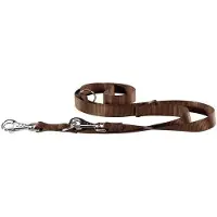 Ferplast hondenlijn Club-GA 200 x 2 cm nylon/staal bruin