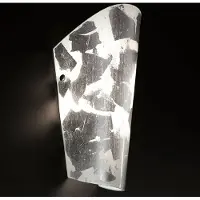 Selene Wandlamp Bloom, dimbaar, alu / grijs / zink, Hal, Glas, Modern, wandlamp