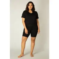 Base Level Curvy basis korte legging Ava zwart female | Maat: 46