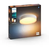 Philips Hue Devere M White Ambiance badkamerplafondlamp Wit + dimmer