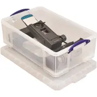 Really Useful Box Box transparante opbergbox 50 liter