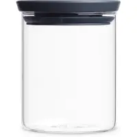 Brabantia stapelbare voorraadbus 0,6 l - Glas