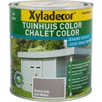 XYLADECOR Tuinhuis Color dekkende Houtbeits mistral grijs 1 l