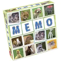 Tactic Memo Babydieren - Memospel - Zoek de Juiste Paren - Schattige Jonge Dieren van Over de Hele Wereld - Educatief Gezelschapsspel voor Kinderen en Families - 2 tot 6 Spelers - Vanaf 3 Jaar