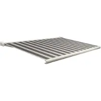 Domasol Knikarmscherm F20 - Antraciet - Doek D402 - Elektrisch - Compacte Cassette - 550x250cm