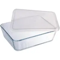 Pyrex Cook &amp; Store schaal met deksel - 22 x 17 cm