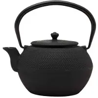 Cosy & Trendy Osaka theepot met zeef 1,2 liter gietijzer donkergrijs