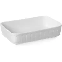 Hendi Rechthoekige ovenschaal – porselein – thermoshock bestendig – 4,8L – 380x260x70 mm