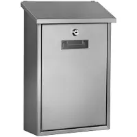 Toolland Brievenbus | (RVS, Zilver)