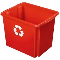 Sunware Kringloopbak Nesta, 45 l, L 455 x B 360 x H 360 mm, rood
