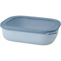 Mepal Cirqula multikom rechthoekig 2000 ml - Nordic blue