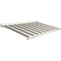Domasol Knikarmscherm F10 - Antraciet - Doek D515 - Elektrisch - Uv-bestendig - 550x250cm