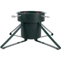Everlands Kerstboomstandaard | Ø 15 cm (Waterreservoir, Bomen tot 180 cm, Groen)