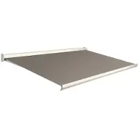 Domasol Knikarmscherm F10 - Antraciet - Doek D366 - Handmatig - Uv-bestendig - 350x300cm