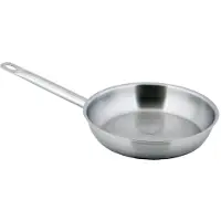 Metro Professional Koekenpan, 20 cm, diameter maximaal 20 cm, roestvrij staal, geschikt voor inductiekookplaten