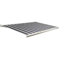 Domasol Knikarmscherm F20 - Antraciet - Doek D414 - Elektrisch - Uv-bestendig - Met Afstandsbediening - 500x300cm