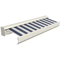 Domasol Knikarmscherm F30 - Crème - Doek D519 - Elektrisch - Uv-bestendig - Met Afstandsbediening - 400x300cm
