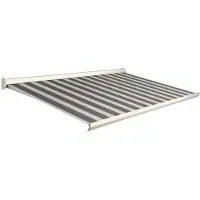 Domasol Knikarmscherm F10 - Antraciet - Doek D402 - Elektrisch - Uv-bestendig - 450x250cm