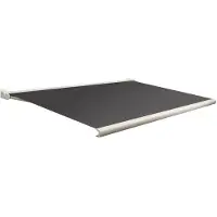 Domasol Knikarmscherm F20 - Antraciet - Doek D365 - Elektrisch - Uv-bestendig - Met Afstandsbediening - 550x250cm