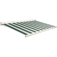 Domasol Knikarmscherm F10 - Antraciet - Doek D517 - Elektrisch - Uv-bestendig - 400x300cm