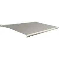 Domasol Knikarmscherm F20 - Antraciet - Doek D122 - Elektrisch - Uv-bestendig - 350x300cm