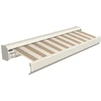 Domasol Knikarmscherm F30 - Crème - Doek D513 - Elektrisch - Uv-bestendig - Met Afstandsbediening - 450x300cm