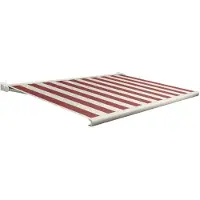 Domasol Knikarmscherm F20 Motor Schakelaar Ral 7016str. Dessin Doek D509 450x250cm