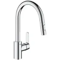 GROHE Get - Keukenkraan met uittrekbare sproeikop, chroom 31484001