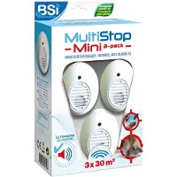 Bsi Ongedierteverjager | | MultiStop Mini | 3 stuks (Ultrasoon, 30 m²)