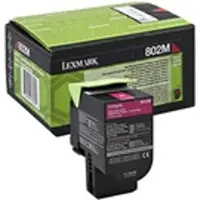 Lexmark 80C20M0 nr. 802M toner cartridge magenta lage capaciteit (origineel)