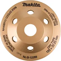 Makita B-12289 B-12289 schuurpan 125 mm fijn B-12289 Diameter: 12.5 cm 1 stuk(s)