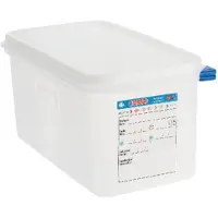 ARAVEN Voedseldoos Araven GN 1/3 met deksel 6 liter 4 stuks