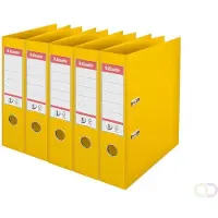 Esselte Ordner No 1 Power PP 75 mm geel 5 stuks