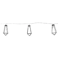 Bo Camp - Industrial - Lichtketting - Galvin - 10 Lichten - 5 Lumen - Zwart