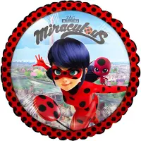Amscan - Miraculous - Lady Bug - Folie ballon - 43cm - Leeg - 1 Stuks