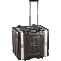 Gator GRR-8L Lockable Moulded Rolling Rack Case 8U
