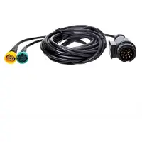 Pricenet kabelset 5 meter stekker 13 polig en connector 5 polig