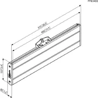 Vogel's PFB 3405 B interface bar 515mm black