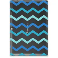 B2Ctelecom Lenovo Tab 10 | Tab 2 A10-30 Hippe Hoes Zigzag Blauw