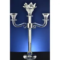 Nee Luxe Kristallen Kandelaar 3-Arms – Elegante Kaarsenhouder met Facetgeslepen Kristal | Model 060