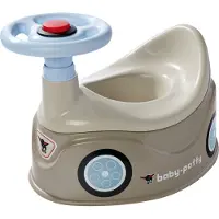 BIG baby potty - plaspot - met stuur - grijs