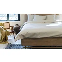 Kayori Dekbedovertrek Shizu Zilvergrijs Percal-240 x 200 / 220 cm | Lits-Jumeaux