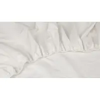Kayori Topper Hoeslaken Shizu Offwhite (Percal)-90 x 210/220 cm