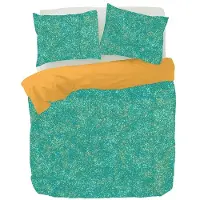 Kayori Dekbedovertrek Shinjo Turqoise Tencel-200 x 200 / 220 cm | 2-Persoons