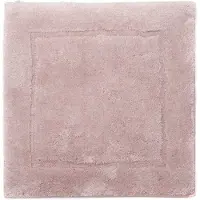 Casilin WC-mat Antislip Orlando - 60x60cm - Vierkante Badmat - Waterabsorberend - Wasbaar en Sneldrogend - Acryl - Roze