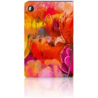 B2Ctelecom Hoes Samsung Galaxy Tab A8 2021/2022 Tulips