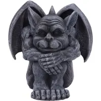 Nemesis Now Beeld/figuur Quasi Waterspuwer Grijs - 12,5cm