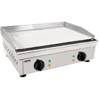 Saro Electrische grillplaat (gegroefd) Model FRY TOP GM 610 R, 46(B)x60(D)x23,5(H)cm, 230V/3500W