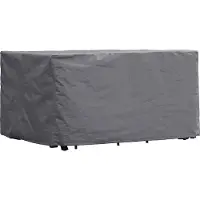 Perel Tuinsethoes | Vierkant | 185 x 150 x 95 cm (PP, Grijs)